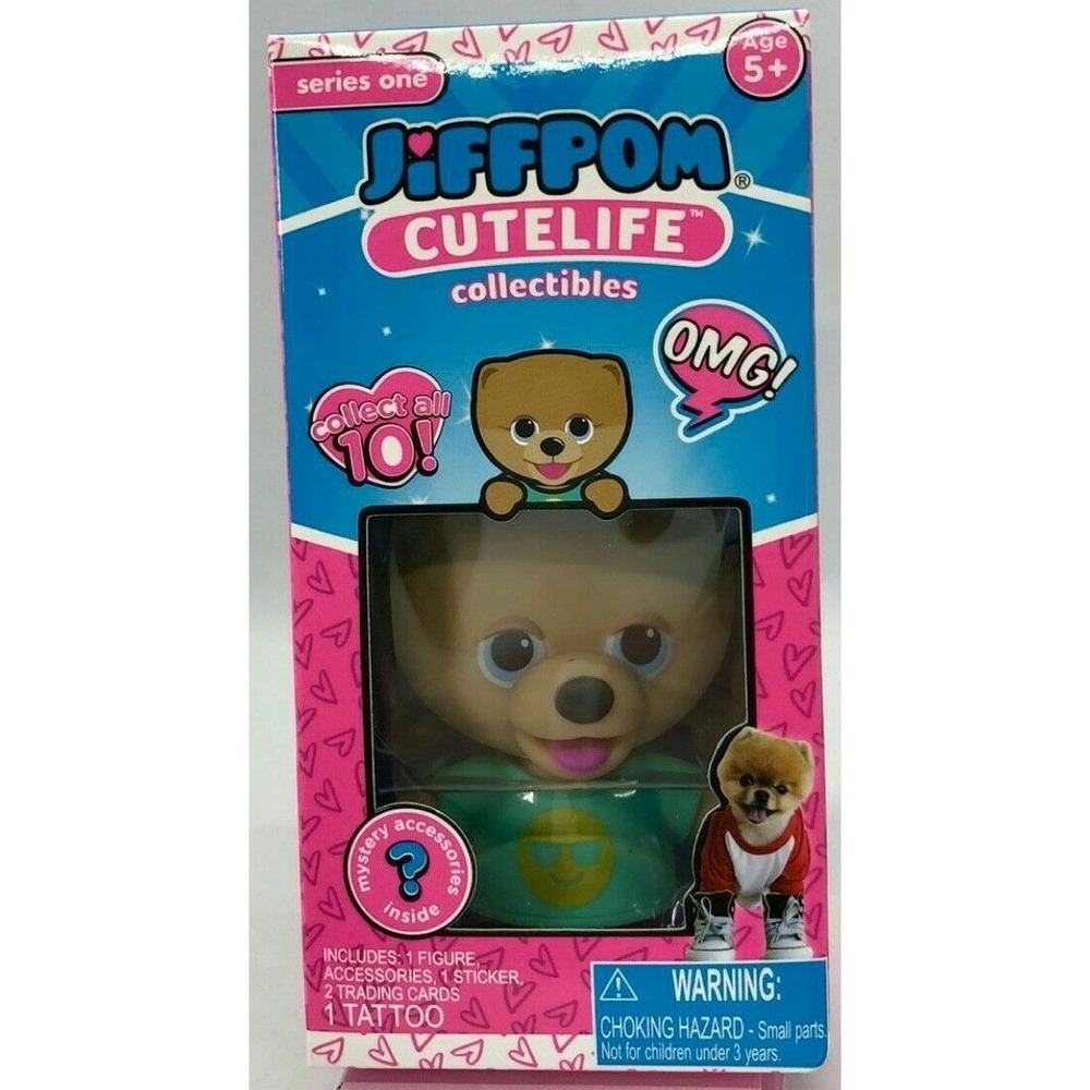 NEW Jiffpom Cutelife Collectibles Series 1 Pomeranian dog Puppy YUM PARTY Figure